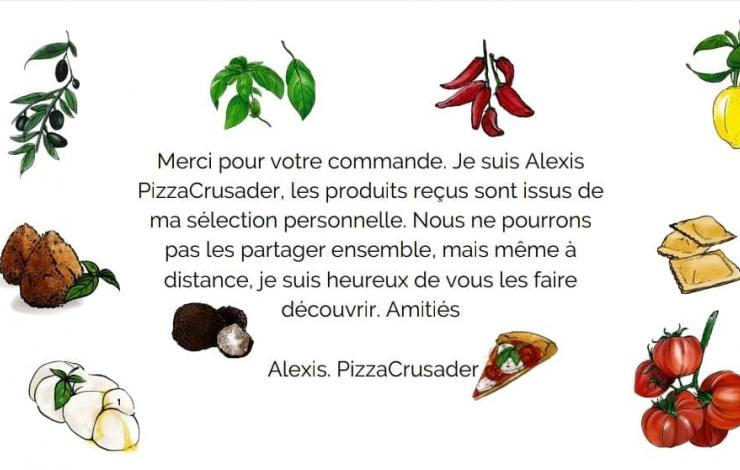 Alexis Pizzacrusader lance son épicerie en ligne