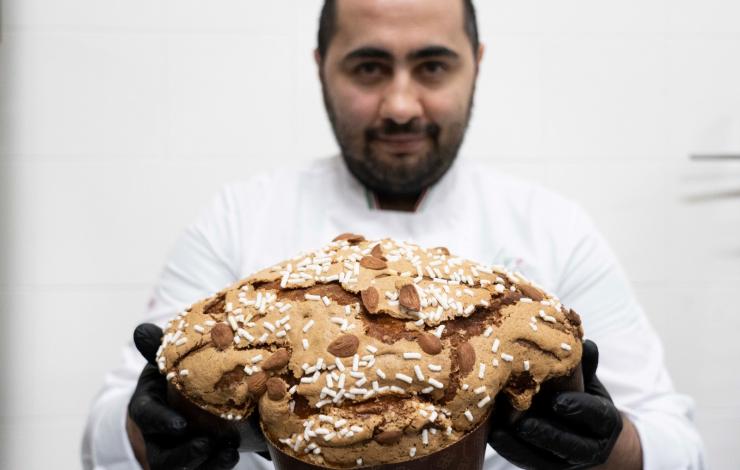 Colomba créative, la proposition gagnante du pâtissier Damiano Suma