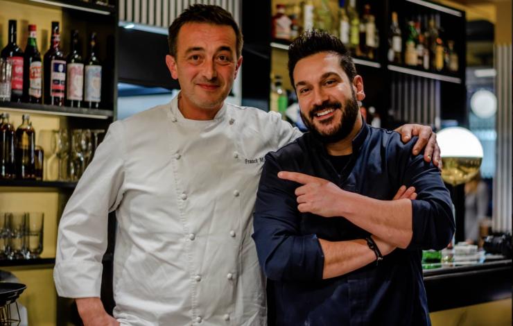 Denny Imbroisi signe la carte de la Cucùcina, restaurant de La Folie Douce à Val d’Isère