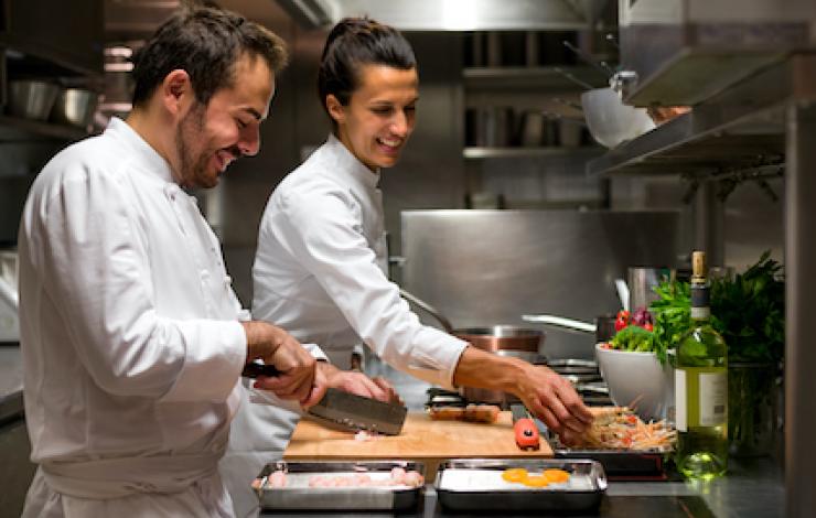 Alessandra Del Favero et Oliver Piras récompensés pour Il Carpaccio au Royal Monceau