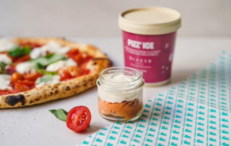 Glace à la pizza : Deliveroo et Glazed lancent Pizz'Ice, une collab' totalement givrée  