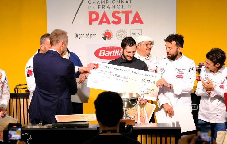 Pietro Rabboni, chef de Gruppomimo, vainqueur du 1er Championnat de France de Pasta 