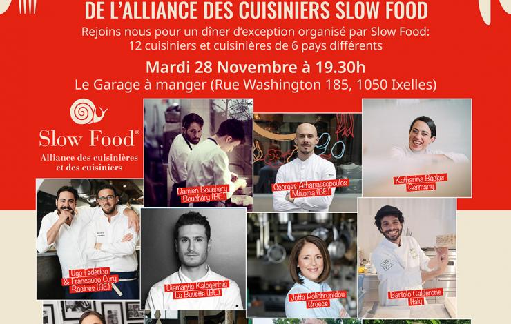 Slow Food réunit des chefs à Bruxelles pour définir l'avenir des systèmes alimentaires durables