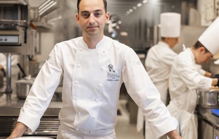  Alessandro Lucassino illumine les cuisines de Il Ristorante Alain Ducasse, à Naples