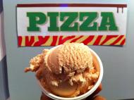 La glace à la pizza Margherita