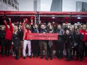 Vapiano France remporte le record du monde d'italian kiss