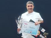 Lucien Bruno, vainqueur du 4ème Championnat de Pizza Napolitaine