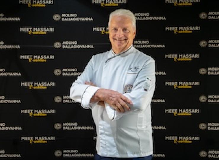 Le maestro du panettone Iginio Massari à Paris pour un évènement destiné aux professionnels de la pâtisserie
