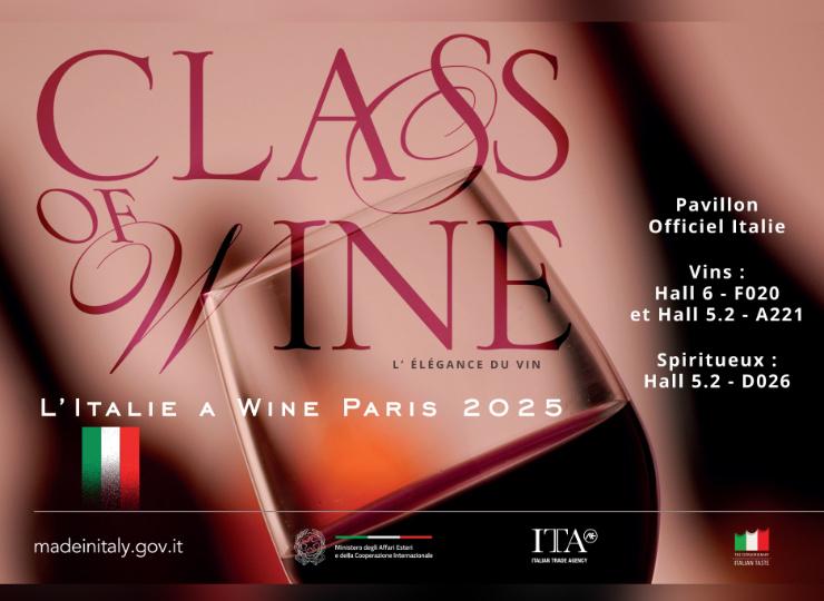 Wine Paris 2025 : l’Italie présente ses meilleurs vins.