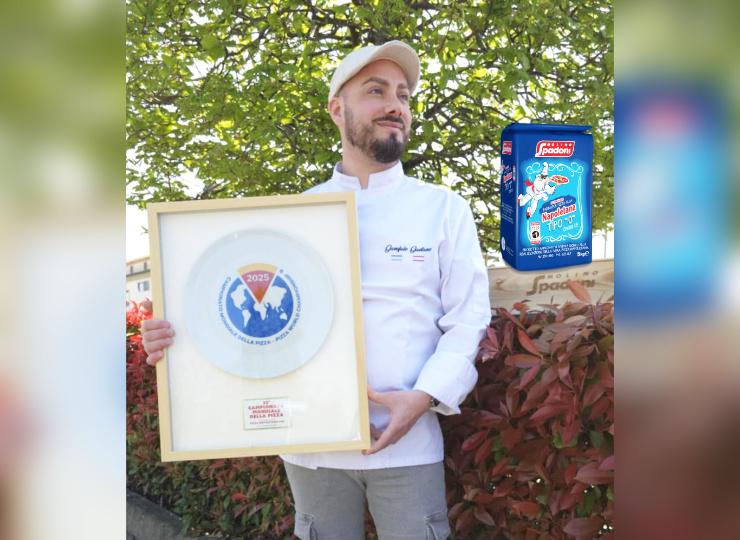 Gaetano Garofalo, ambassadeur de Molino Spadoni, est vice-champion du monde de pizza à Parme 