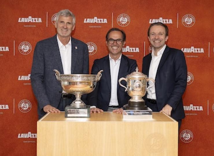 Lavazza renouvelle son partenariat avec Roland-Garros