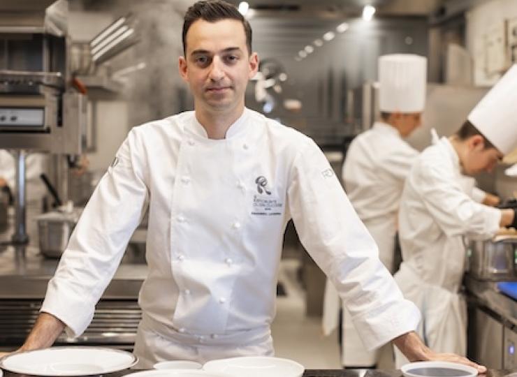  Alessandro Lucassino illumine les cuisines de Il Ristorante Alain Ducasse, à Naples