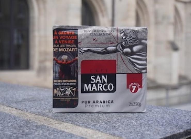 San Marco,  café d’exception, soutient le Mystère Mozart, opéra immersif