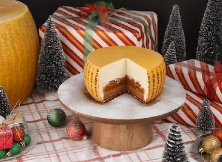 La bûche trompe-l'œil de La Felicità créée par Thomas Zachariou