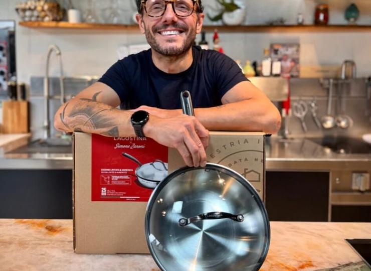 Simone Zanoni, chef étoilé, célèbre la journée internationale de la cusine italienne avec Lagostina