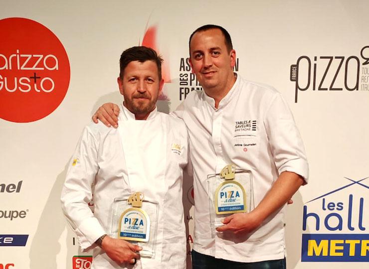 Cyrille Auffret et Jérôme Gourmelen, champions de France de Pizza a Due, en route pour Parme 