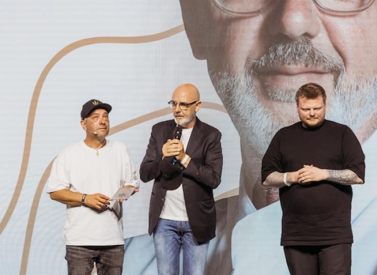 Star de la pizza, Franco Pepe, ovationné lors de The Best Awards