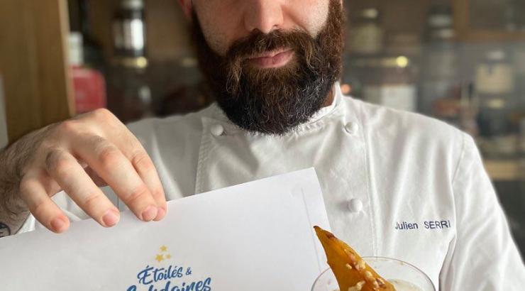 Étoiles et Solidaires : l'appel aux chefs relayé par Julien Serri