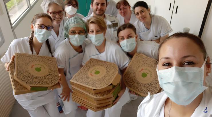 la Pizza de Nico s'engage avec des actions solidaires face au COVID19