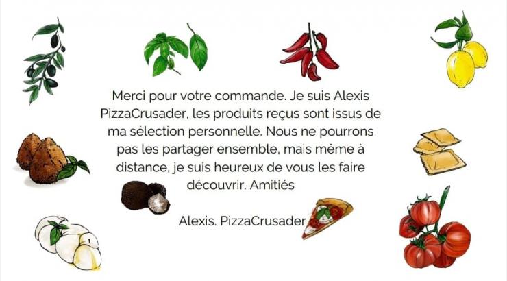 Alexis Pizzacrusader lance son épicerie en ligne