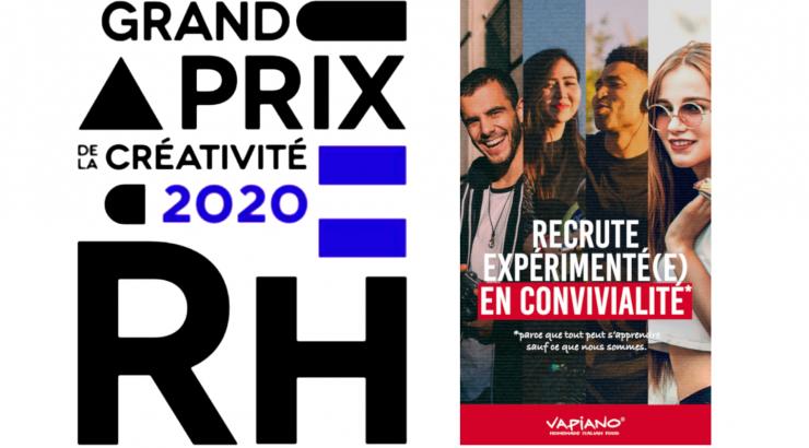 Vapiano gagne le Grand Prix de la Créativité RH 2020