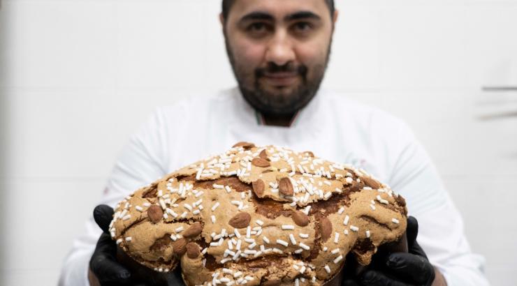 Colomba créative, la proposition gagnante du pâtissier Damiano Suma