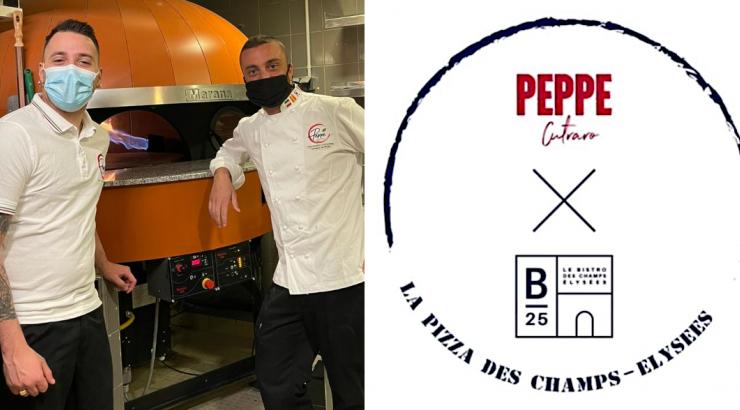Pizza by Peppe Cutraro sur les Champs-Elysées