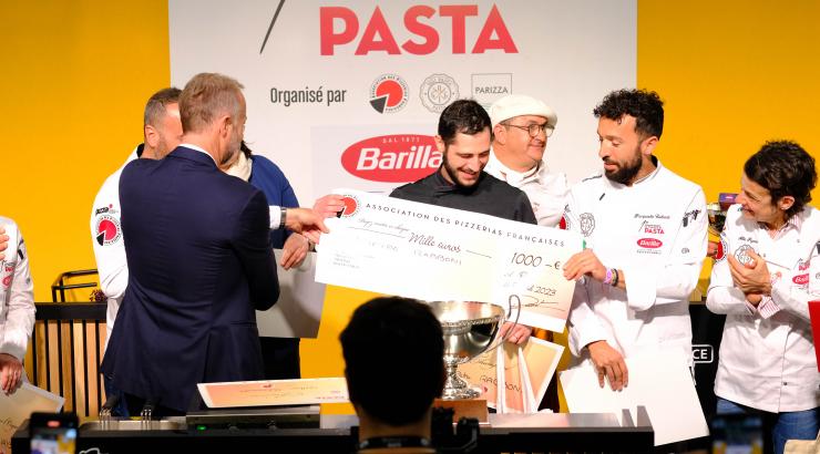 Pietro Rabboni, chef de Gruppomimo, vainqueur du 1er Championnat de France de Pasta