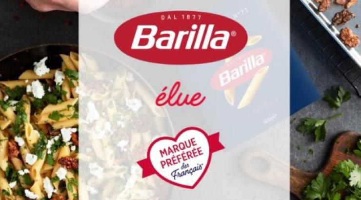 Barilla élue marque préférée des Français dans la catégorie pâtes 