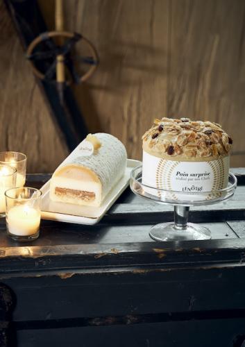 Panettone en crème glacée de Lenôtre