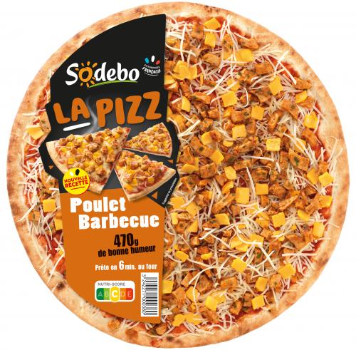 La Pizz Poulet Barbecue par Sodebo