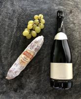 Saucisson champagne, gingembre, champignons par Marchisio