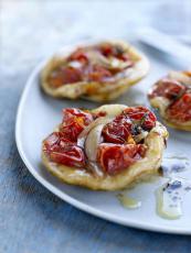 Mini pizzas aux tomates cerises