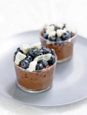 Mousse croustillante au chocolat et gorgonzola