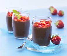 Panna Cotta fraise-chocolat