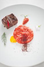 Osso bucco, risotto, fleurs de sauge, fenouil, pulpe tomate Mutti