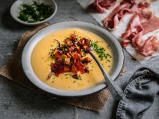 Soupe de patate douce et Jambon de Parme