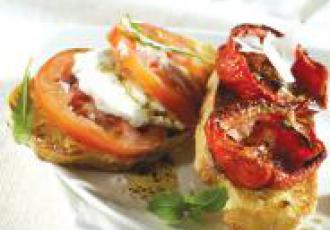 Bruschetta Mozzarella Tomates de France