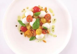 SALADE ANTIPASTI Mini mozzarella Bufala et tomates cerises