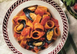 Calamarata Cozze e Pecorino par Big Mamma