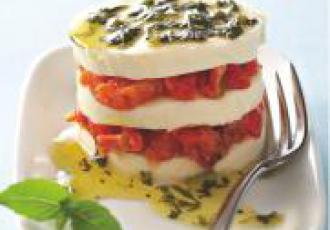 Caprese mille-feuilles